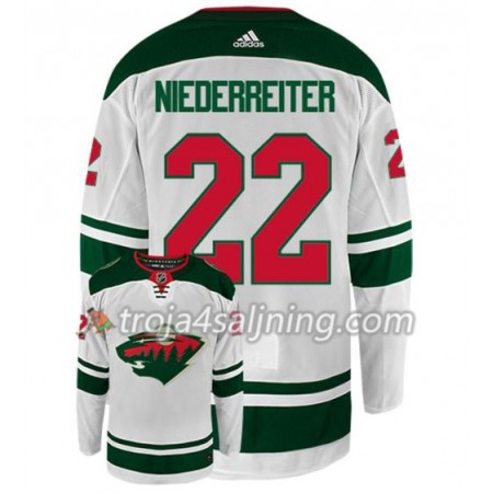 Minnesota Wild tröja NINO NIEDERREITER 22 Adidas Vit Authentic - NHL Tröjor Herr